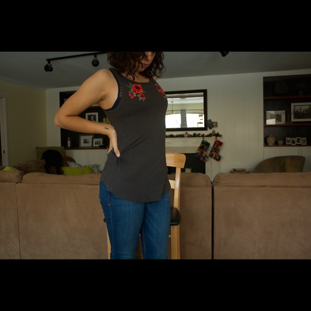 Rose Tank top